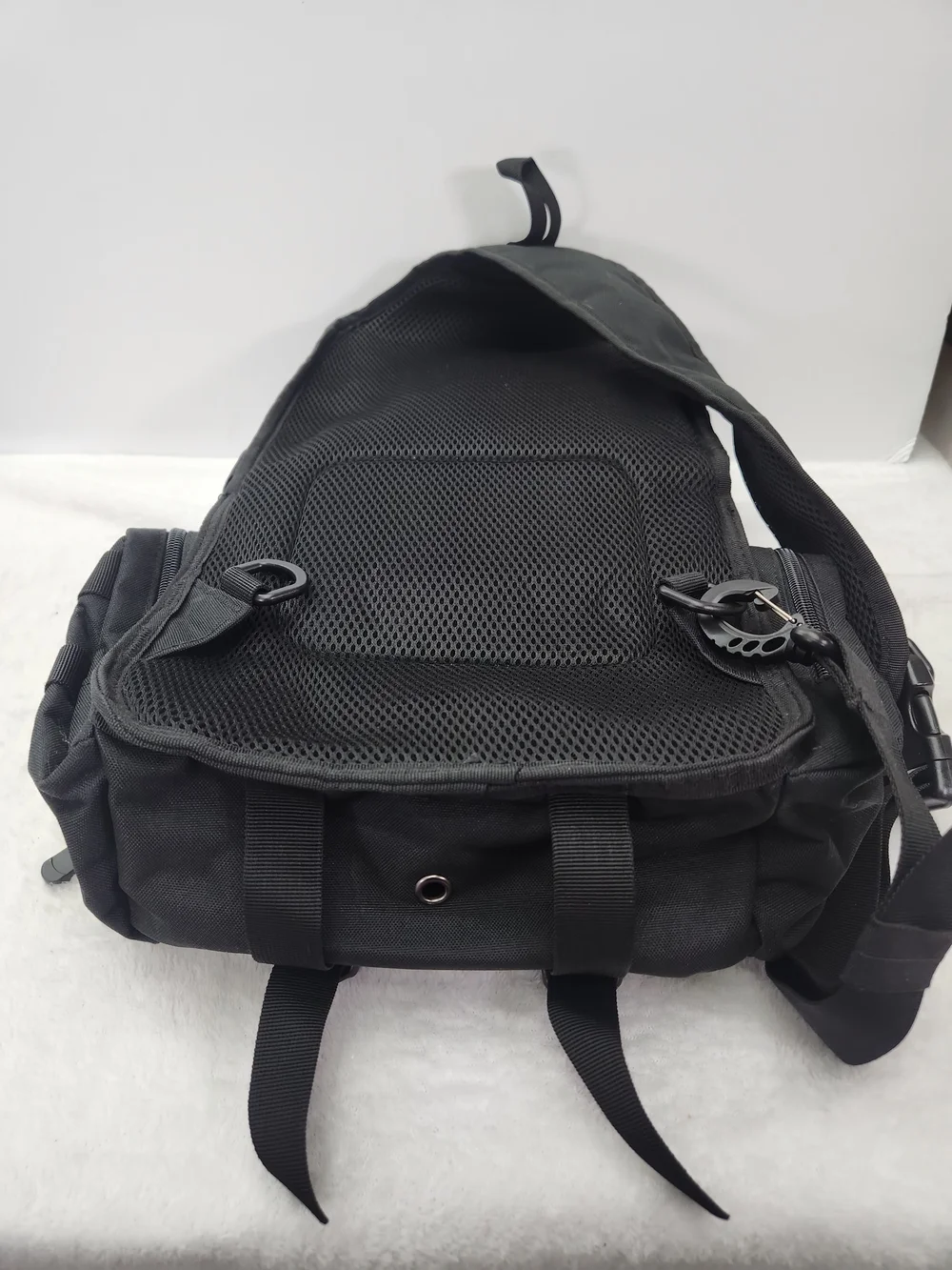 Black Tactical Sling Bag for Men - Rugged Everyday Carry